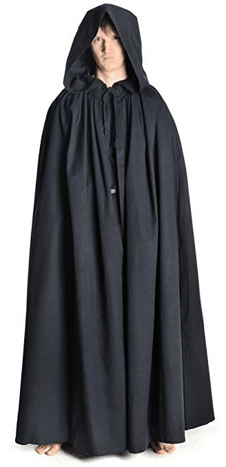 Mittelalter Umhang und Mantel mit Kapuze