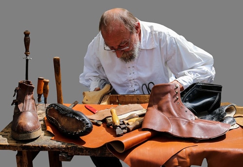 Schuhherstellung im Mittelalter